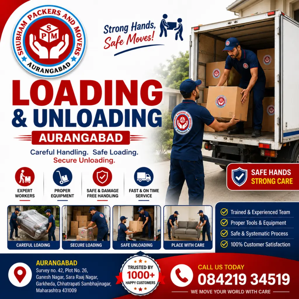 Loading and unloading services in Aurangabad Chhatrapati Sambhajinagar - Shubham Packers and Movers